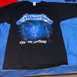 Long sleeve ride the lightning Metallica shirt